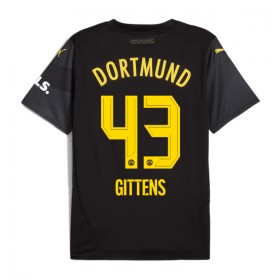 Borussia Dortmund Jamie Bynoe-Gittens #43 Borte skjorte 2024-25 Kortermet